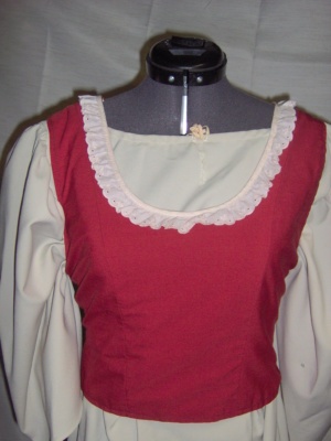 Red White Renaissance Vest-Wm Rn Vst 7200-Chest 40