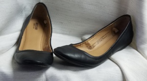 black Shoe-Wm Sh Flt 1142-Size  8