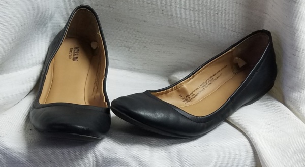 black Shoe-Wm Sh Flt 1142-Size  8