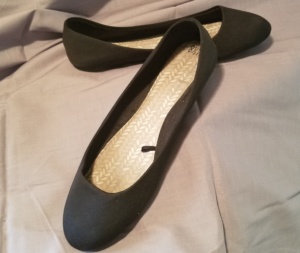 black Shoe-Wm Sh Flt 1146-Size  8.5