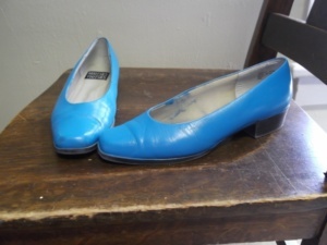 blue Shoe-Wm Sh Flt 4140-Size  6