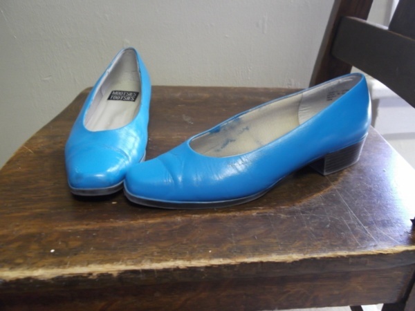 blue Shoe-Wm Sh Flt 4140-Size  6