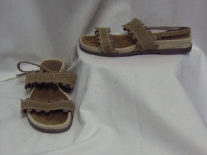 brown Shoe-Wm Sh Flt 6001-Size  36 (6)
