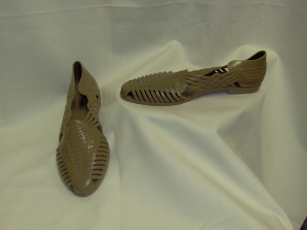 tan Shoe-Wm Sh Flt 6044-Size  9