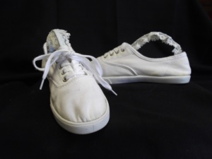 white Shoe-Wm Sh Flt 8061-Size  6