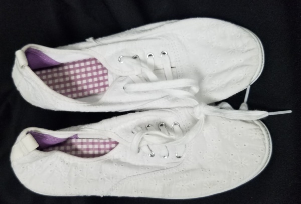 White Shoe-Wm Sh Flt 8072-Size  11