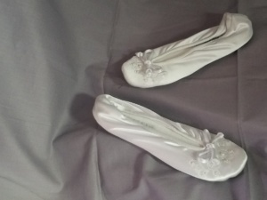 white Shoe-Wm Sh Flt 8646-Size  s 5-6