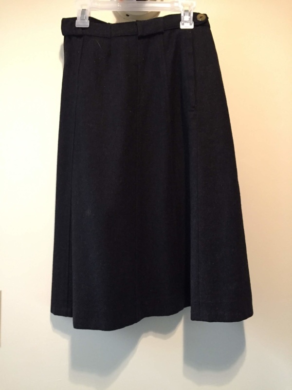 Black Skirt-Wm Sk 1050-Waist 25