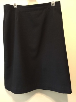 Black Skirt-Wm Sk 1207-Waist 34