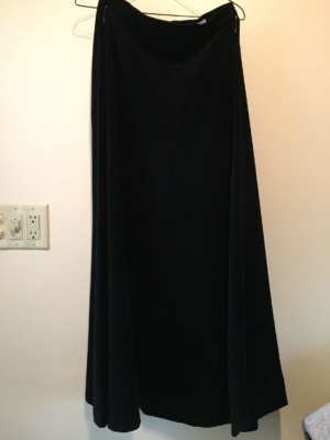 Black Skirt-Wm Sk 1306-Waist 36