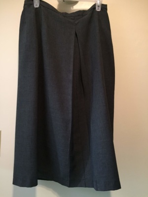 Grey Skirt-Wm Sk 2201-Waist 34