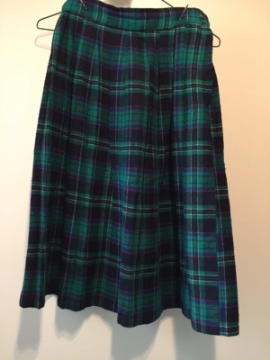 Green red blue Skirt-Wm Sk 3079-Waist 26