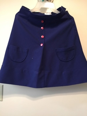 Blue Skirt-Wm Sk 4007-Waist 28