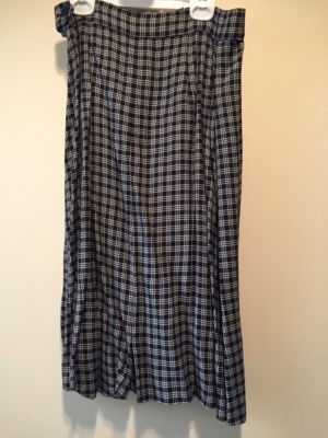 Blue white Skirt-Wm Sk 4075-Waist 30