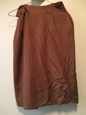 Brown Skirt-Wm Sk 6009-Waist 28