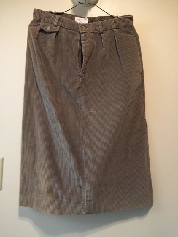 Brown Skirt-Wm Sk 6016-Waist 30
