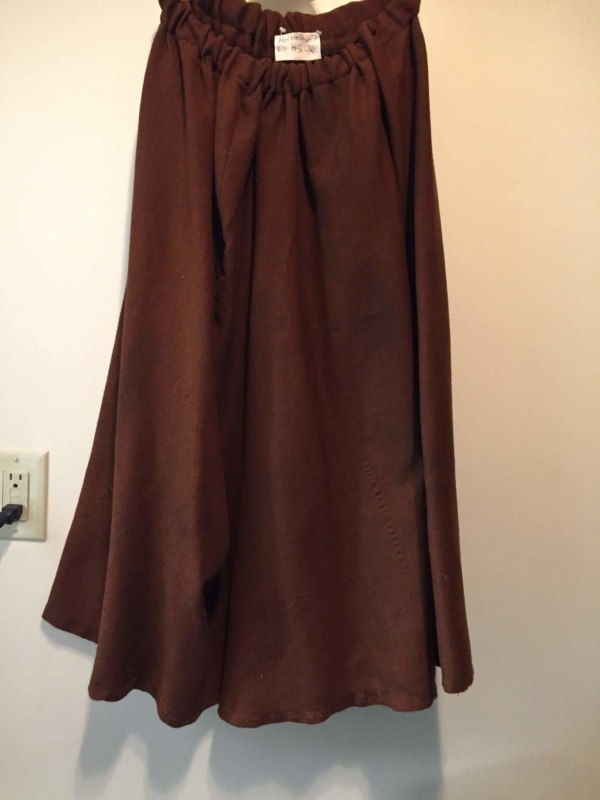 Brown Skirt-Wm Sk 6017-Waist 28