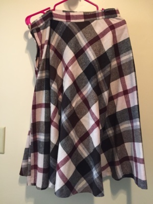 Brown red Skirt-Wm Sk 6175-Waist 32