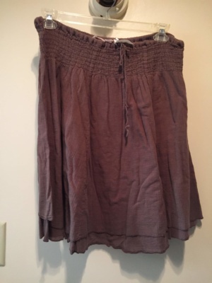 Brown Skirt-Wm Sk 6201-Waist 34