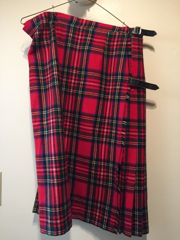 Red blue green yellow Skirt-Wm Sk 7275-Waist 34