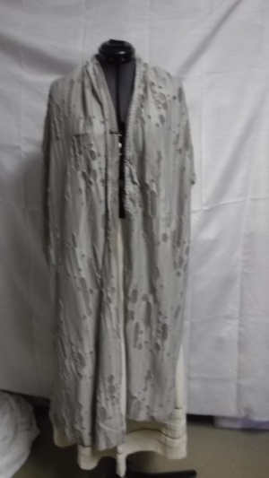 Grey and Black Shawl-Wm Swl 2225-Waist 66