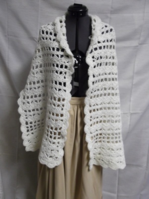 White Shawl-Wm Swl 8005-Waist 81