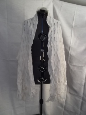 White Shawl-Wm Swl 8009-Waist 70