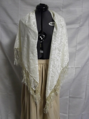 Ivory Shawl-Wm Swl 8600-Waist 44