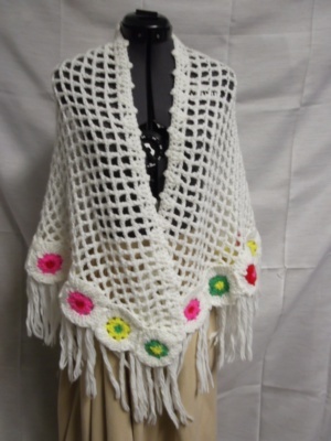 White Shawl-Wm Swl 8825-Waist 82