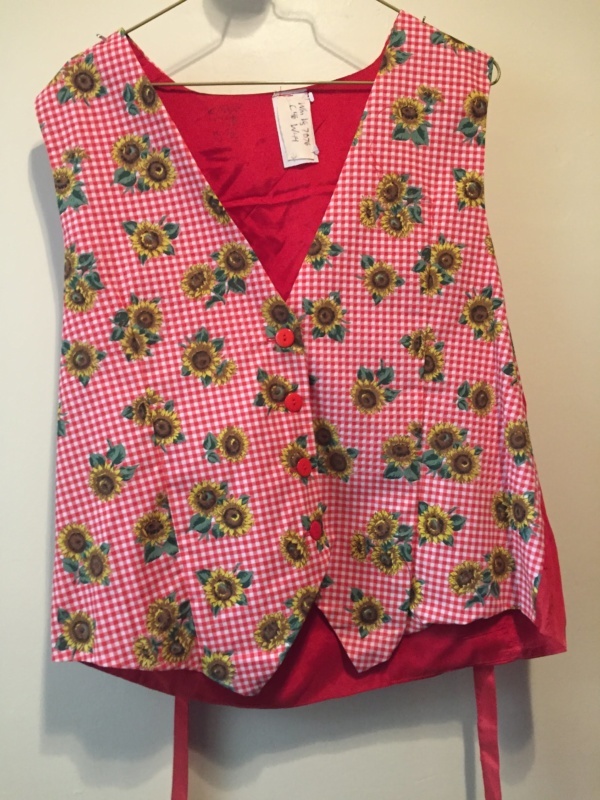 Red yellow green Women's Vest-Wm Vs 7876-Chest 46