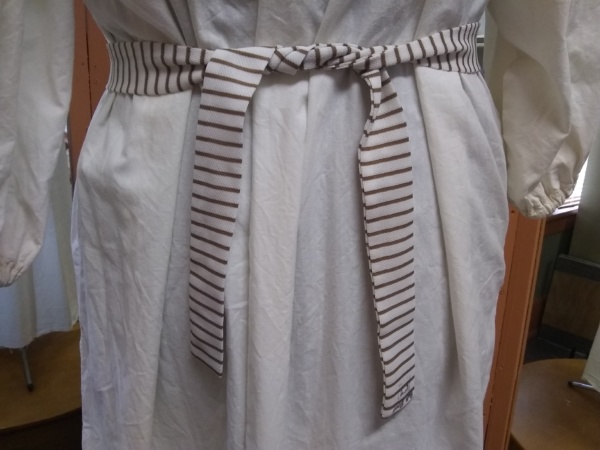 White and brown Bible Belt-BBLT 8260-Length 57