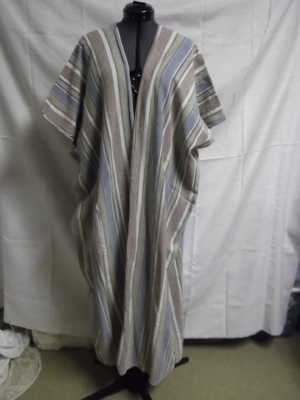 Blue, brown, and ivory Bible Coat-BCT 6241-Chest 82