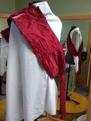 Red Shoulder Drape-BDRP 7000-Width 7