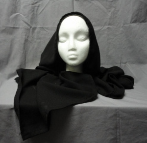 Black Bible Headdress-BHS 1005-Width 27