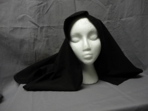 Black Bible Headdress-BHS 1006-Width 30