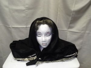 Black and Silver Bible Headdress-BHS 1120-Width 35
