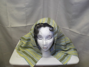 Green, yellow, and blue Bible Headdress-BHS 3240-Width 34