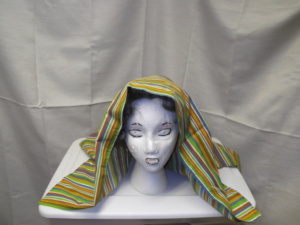 Green, blue and brown Bible Headdress-BHS 3251-Width 32