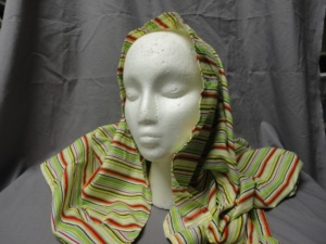 Green, red, and yellow Bible Headdress-BHS 3271-Width 32