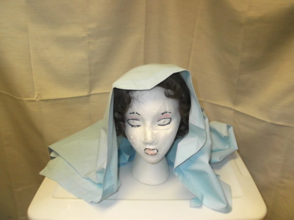 Light blue Bible Headdress-BHS 4008-Width 45