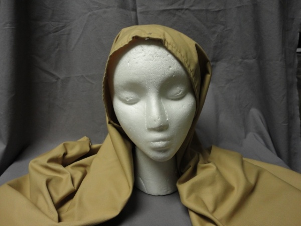 Light brown Bible Headdress-BHS 6003-Width 27