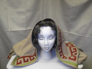 Tan, green, and brown Bible Headdress-BHS 6150-Width 40