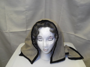 Tan and black Bible Headdress-BHS 6210-Width 31