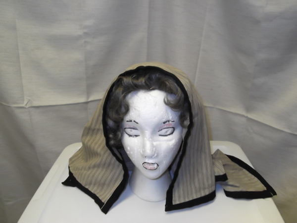 Tan and black Bible Headdress-BHS 6210-Width 31