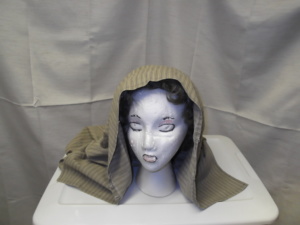 Tan and black Bible Headdress-BHS 6220-Width 31