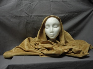 Tand and gold Bible Headdress-BHS 6251-Width 31