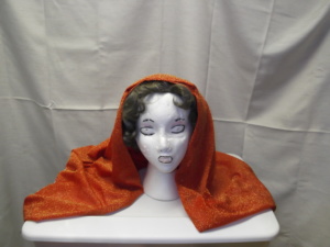 Red and orange Bible Headdress-BHS 7152-Width 33