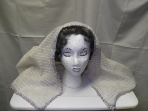 Cream Bible Headdress-BHS 8004-Width 42