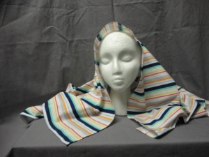 White, blue, yellow, red Bible Headdress-BHS 8244-Width 34