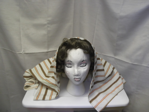 White, blue, yellow, green Bible Headdress-BHS 8250-Width 37
